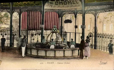 Fonte Chomel — Vichy — editor Ideal, n° 370
