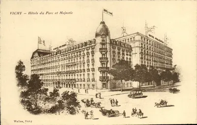 Vichy — Hotéis do Parc e Majestic — Wallon, Vichy