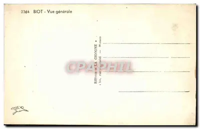 Biote — Widok ogólny — Wydawnictwo La Cigogne, Monaco — Rewers