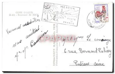 Nice — widok panoramiczny — Souvenir de Nice, Éditions S.E.P.T. — Rewers