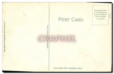 Incendio di San Francisco, California — 18 aprile 1906 — Gardner's Firm GUM — Verso