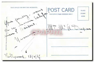 Kwitki i zasłony śniegu — piękna zima w Kalifornii — Western Publishing Co. n° 583 — Rewers