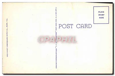 Novo Rio, Fort Lauderdale, Fla. — Ponte basculante e barco — Dade County Newsdealers Supply Co., Miami, Fla. — Verso
