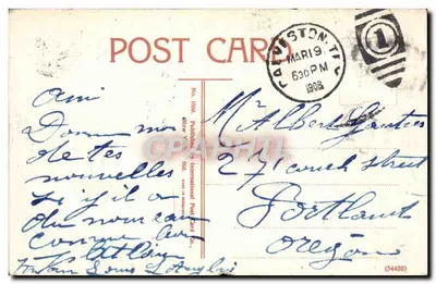 Budynek Y.M.C.A., Galveston, Tex. — Wydawca International Post Card Co. — Nr 1060 — Rewers