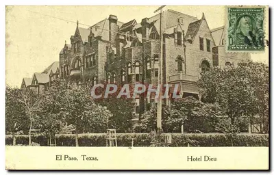 El Paso, Texas — Hotel Dieu — editor desconhecido