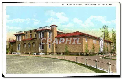 Monkey House, Forest Park, St. Louis, MO — editor Blackwell Wellanoy, número de série CG-105178