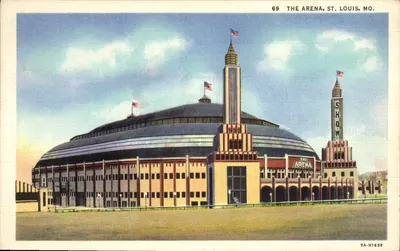 The Arena, St. Louis, MO — arquitetura Art Déco — editor Blackwell Wielandy, St. Louis