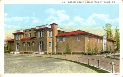 Monkey House, Forest Park, St. Louis, MO — editor Blackwell, n° de série CC-105178