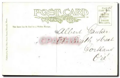 Rattlesnake River on Rampage — Missoula, Mont. — D 2981 — Wydane przez Post Office News Stand, Missoula, Mont. — Rewers