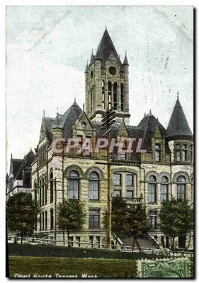 Edifício do tribunal de Tacoma, Washington — editor desconhecido, número de série não visível