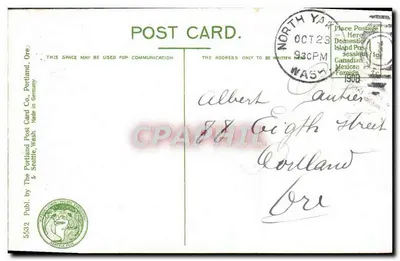 Most Fourth Street — North Yakima, Washington — The Portland Post Card Co. — Rewers