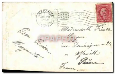 Spadzista Niagara — Widok z Terrapin Point — wydawca L. N. & Co. n° 4118 — Rewers