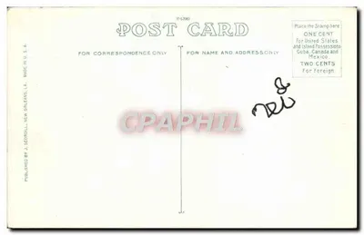 Canal Street, El Paraíso del Comprador, New Orleans, LA — J. Scordill, N° R-63961 — Reverso