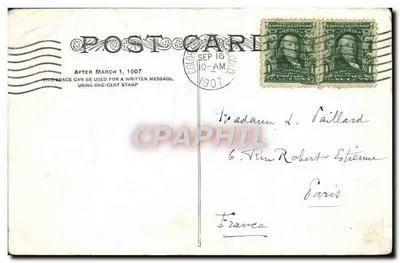 Balanced Rock, Garden of the Gods, Colorado — editor Pike's Peak Souvenir Co., Colorado Springs, n° 710 — Verso