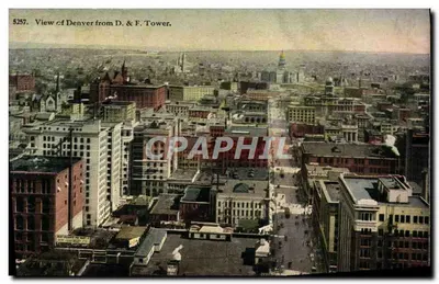 Vista de Denver da torre D. & F. — n° 5257 — editor não visível
