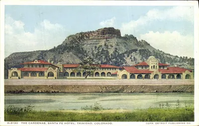 O Hotel Le Cardenas Santa Fe — Trinidad, Colorado — Detroit Publishing Co. H-3130