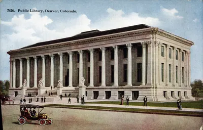 Biblioteca pública, Denver, Colorado — editor desconhecido, n° 7426