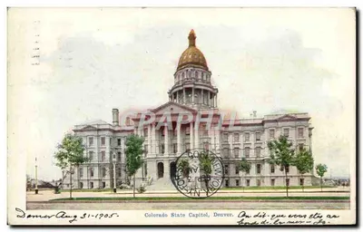 Capitólio do Estado do Colorado, Denver — vista do edifício público — editor não identificado, número de série não visível