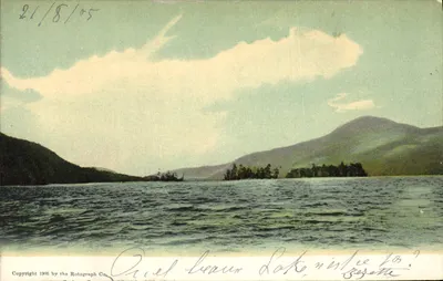 Lago de Géant — vista panorâmica — Rotograph Co. (N.Y., USA) n° 105