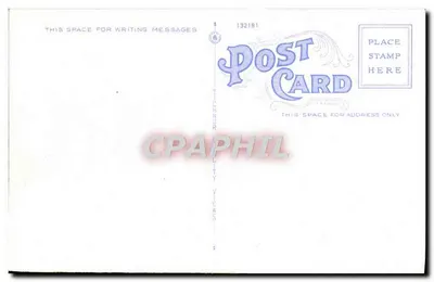 Haddon Hall, Chalfonte Hotels, mostrando praia e boardwalk, Atlantic City, N.J. — série 13 — editor Fred Hess & Son — Verso