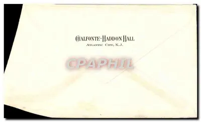 Chalfonte-Haddon Hall — vue des bâtiments — écrit de Chalfonte — Verso
