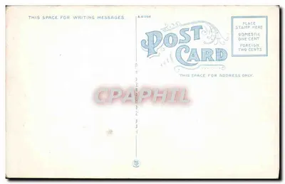 Vista geral do Capitólio Estadual, Hartford, Conn. — editor A.81704 — Verso