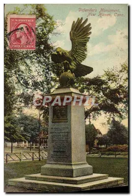 Monumento dos Defensores, New Haven, Conn. — editor Danziger & Bermon, No. 302