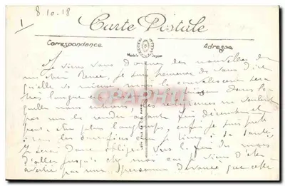 Wierzchołek PUY DE DÔME pod śniegiem — L'Auvergne pittoresque — Sèlrota nr 578 — Rewers