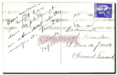 Auvergne — Wierzchołek Przepaści Piekielnych — G.d'Q — Rewers