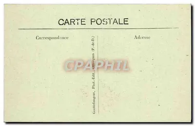 Royat-les-Bains — Os Hotéis Continental e Royat-Palace — G.D.O. n°1145 — Verso