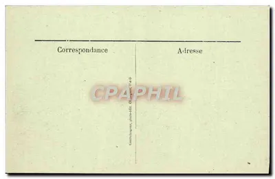 L'Auvergne — O Lago e a Vila de Aydat — G. D'O. - 1451 — Verso
