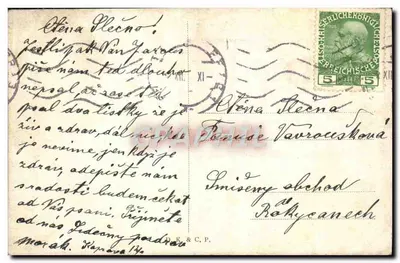 PRAHA — Hradčany — D.K. & C.P. — Verso