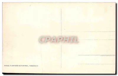 Pec pod Čerchovem — widok z lotu ptaka wsi — wydawca V. Ryparík-Kněžupce, Domažlice — Rewers