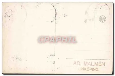 Linköping. Szkoła podstawowa dla chłopców — Wydawnictwo: Litografens Pappershandel, Linköping, nr 34287 — Rewers