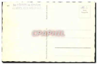 Adolf Hitler — tại Wiesbaden — Photo-Heffmann, bộ sưu tập 621 — Mặt sau