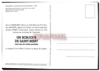 Saint-Rémy-de-Provence — ulica Carnot wokół 1960 — wydawnictwo S.E.P.T., Nice — Rewers