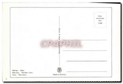 नॉर्वे : फसल के मौसम — एडिटर B. Oppi A/S, श्रृंखला 11/69 — पीछे