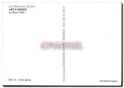 Art Farmer — muzyk jazzowy — CK 14 - pierwsza seria — Rewers