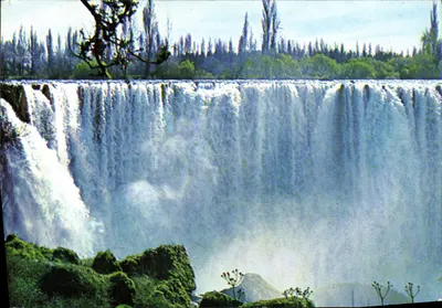 Salto del Laja — cachoeira espetacular — Lithographie Moderna, n° 352