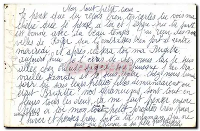 Bilhete postal antigo Estação dos Gatos — Verso