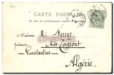 Kobieta adwokat — Przerwanie rozprawy — Cliché A. Morinuet, Imp.-Phot. Royer et Cie, Nancy — Rewers