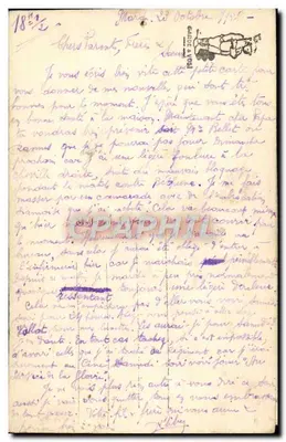 Żołnierz trzymający hełm — 'Nie ale!... zicte trochę pod moim hełmem i zobaczysz lata Piaffes' — J.P. GOD — Rewers