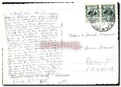 Agrigento - Templo de Juno — Editor Vera Fotografia, n° 474 — Verso