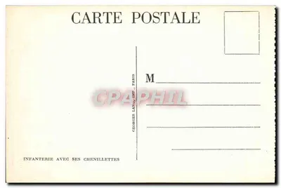 Fanteria con le sue cingie — Georges Lang, Parigi — numero di serie non visibile — Verso