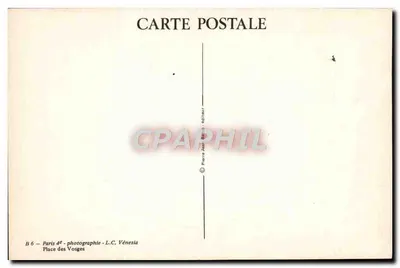 Praça dos Vosges — Paris 4e — fotografia L.C. Vénezia — Verso