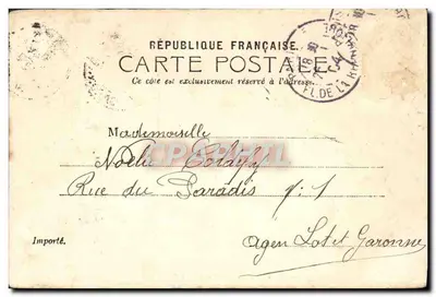 La Nef. Katedra Notre-Dame — Paryż, 16 stycznia — Wydawca P. S. do D. Erika Oliché Pamard. 153 — Rewers