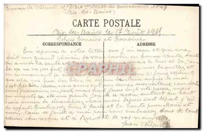 MÉGÈVE — A Bela do Bosque — Selecta — LL. — N° 579 — Verso