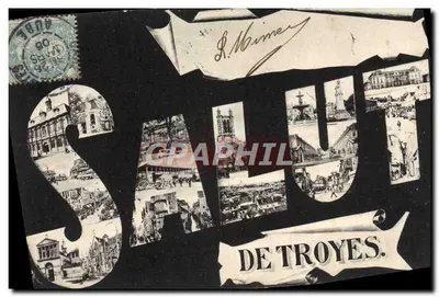CPA Salut De Troyes