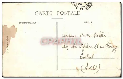 CPA Salut De Troyes — Verso