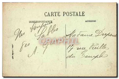 LES SABLES-D'OLONNE — Łódki rybackie wychodzące z portu — LL. — Rewers